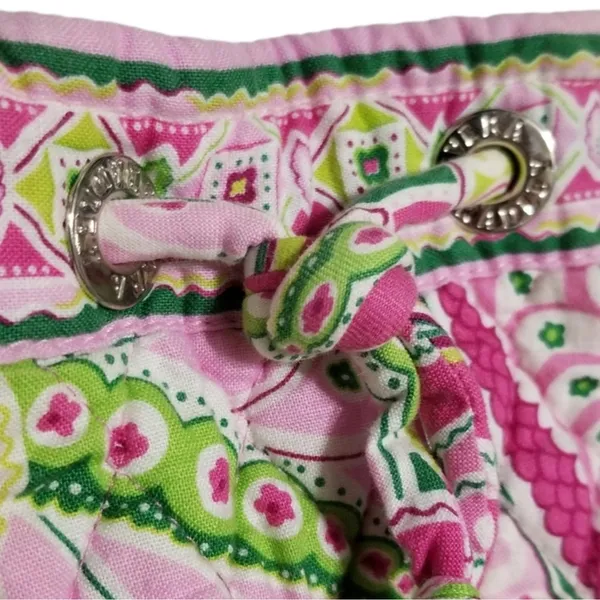 Vera Bradley Drawstring Backpack Pinwheel Pink - Image 7