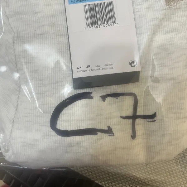 Nike Cami and Shrug Set Womens Size M Grey New Ribbed Logo HJ1299-051 - Image 4