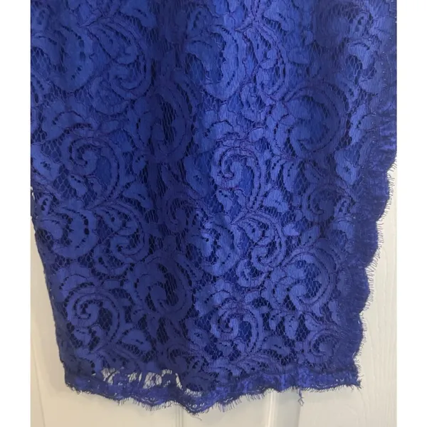 Tadashi Shoji Dress Sz 12 Blue Floor Length Mother of Bride/Groom Bridesmaid EUC - Image 8
