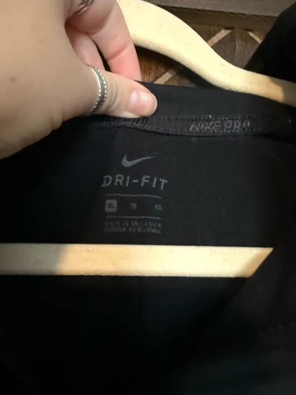 Nike Dri-Fit Quarter-Zip Pullover Black - Image 2