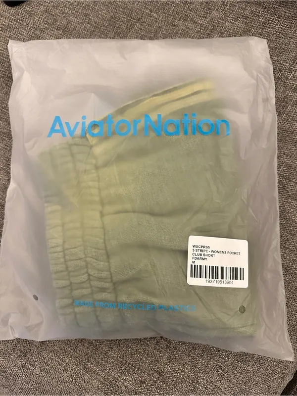 Aviator Nation 5 Stripe Pocket Club Short NWT Size Medium - Image 7