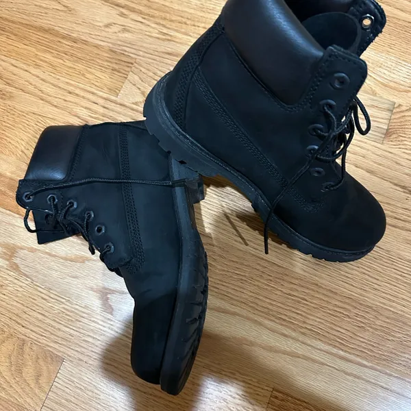 Timberland Black Women's Lace Up Boots - Image 6