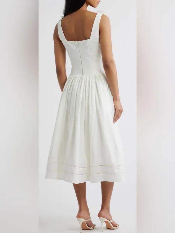 NEW HOUSE OF CB Phoebe Stretch Cotton Broderie Dress sz XL L+ - Image 3