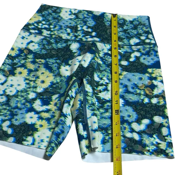 NEW Aerie Offline Trippy Floral Biker Shorts Small Goals Hi-Rise‎ 7" Inseam M - Image 10