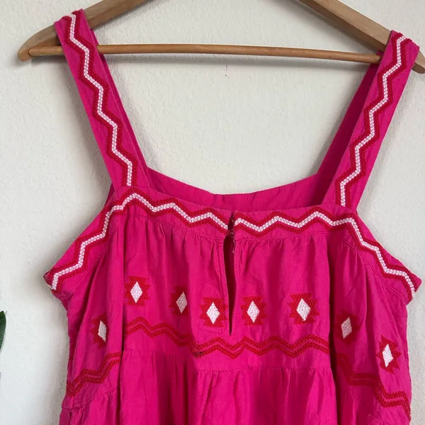 Loft Embroidered Tiered Cami Tank - Image 9