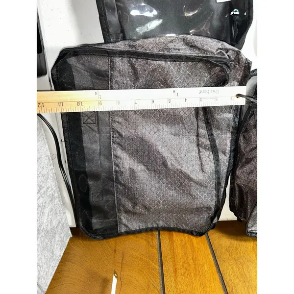 Thirty-One Gifts Gray Travel Organizer Packing Cubes Pouches Bag Set 7 Piece - Image 6