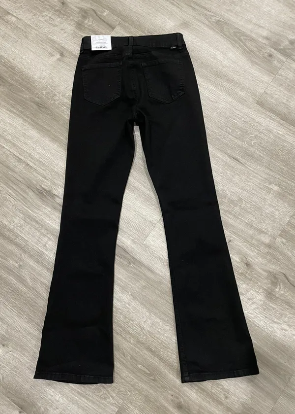 Black High Rise Bootcut Jeans. Size 27 - Image 2
