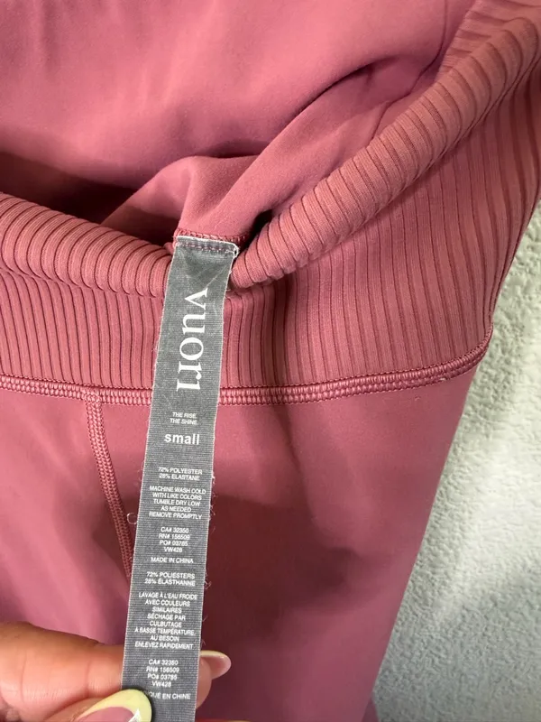 Vuori Women's Rib Studio Legging VW428 Terracotta Womens‎ Size S - Image 8