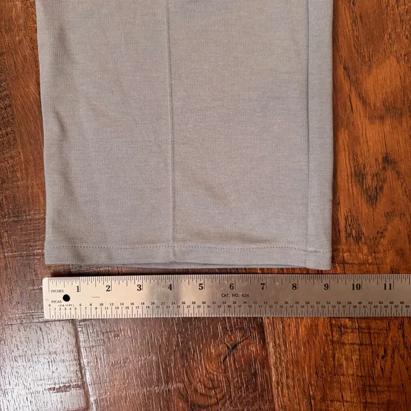 UNIQLO grey elastic waist ponte pants, size M, NWT - Image 11