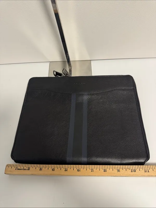 Coach Leather Portfolio IPad Sleeve Varsity Collection External Pocket - Image 13
