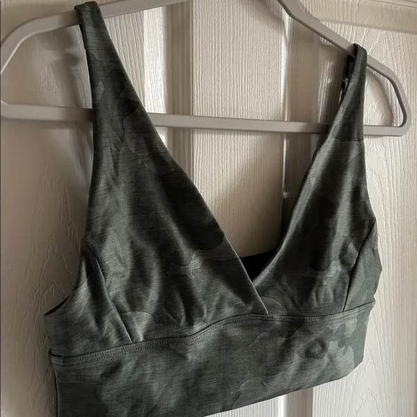PrAna Layna Sage Camoflauge Adjustable Straps Sports Bra Size Small‎ - Image 4