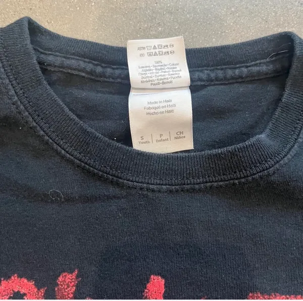 slipnot baby tee Black Size XS - Image 2
