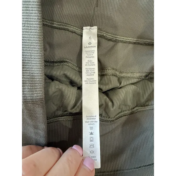 Lululemon Women’s‎ Dance Studio Joggers Size 6 Forest Green Athletic Athleisure - Image 7