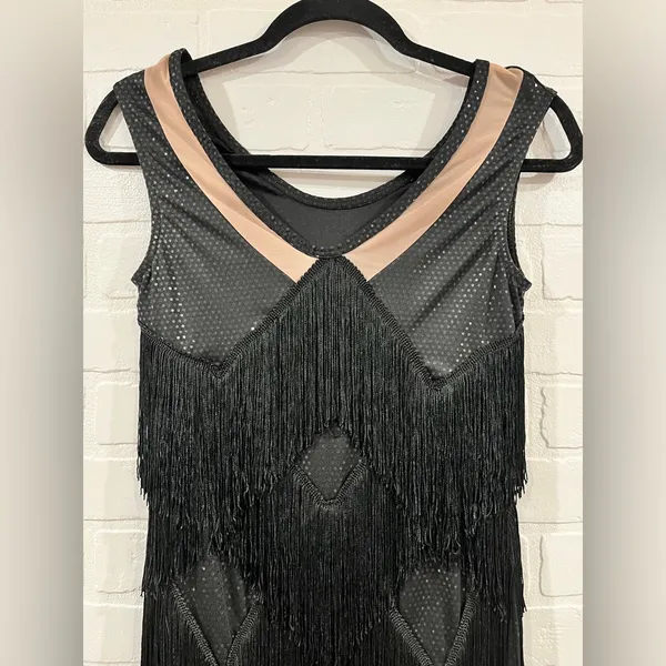 Weissman’s Flapper Costume Dance Dress 🖤💃🏻 Black - Image 4