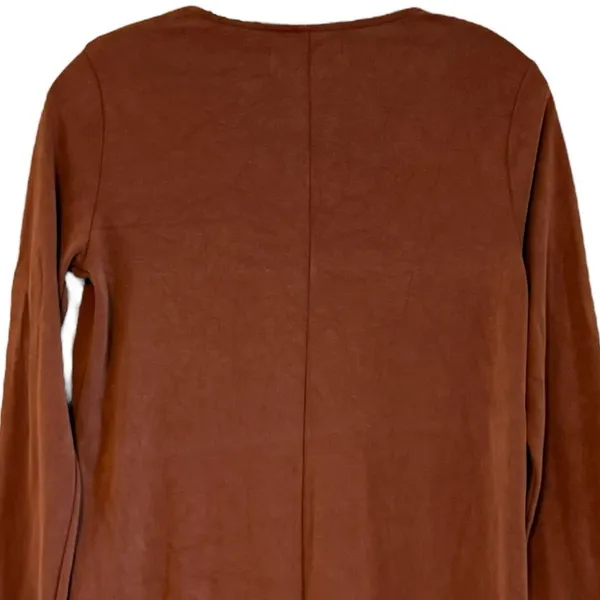 Abercrombie & Fitch Shirt Dress Long Sleeve Mini Dress Sz Small Tan Brown - Image 5