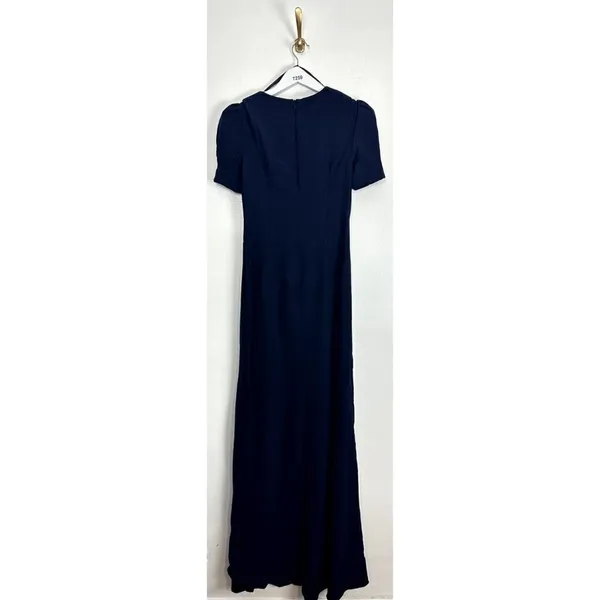 MAC DUGGAL Cutout Column Gown in Navy Size US 4 - Image 6
