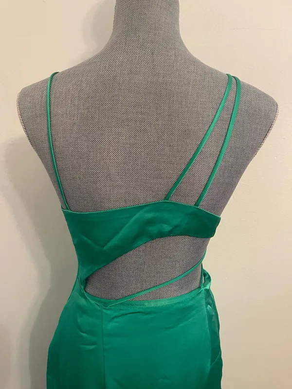ZARA Satin Midi Dress. Size Small - Image 6