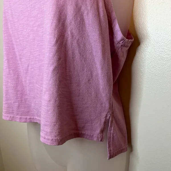 Purple Racerback Cropped Athletic Tank Size Medium - Image 3