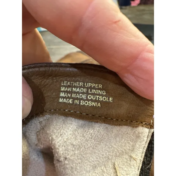 Miz Mooz Zuzu Wedge Leather Bootie In Brown‎ New Size 40 US 9-9.5 - Image 8