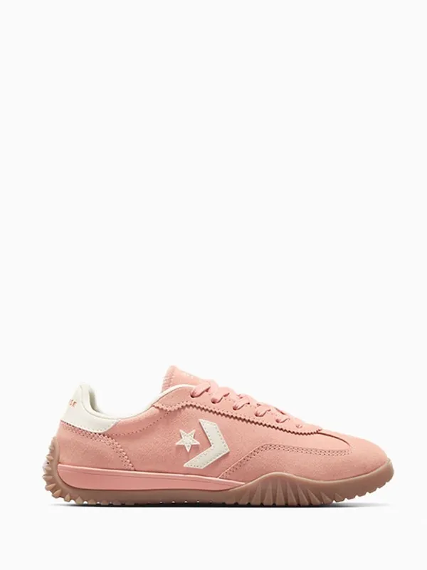 NEW Converse Pink Run Star Low Trainers Suede Lace Up M-8 W-9.5 - Image 3