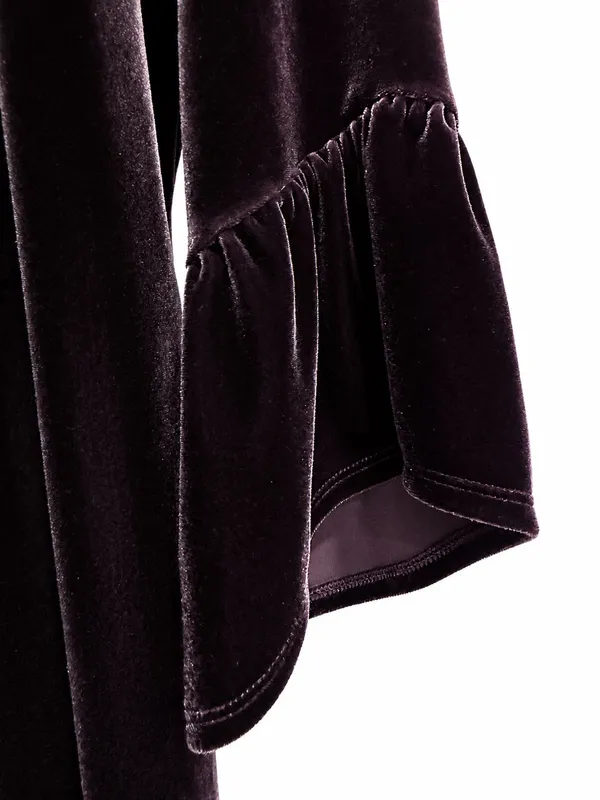 Lysse velvet deep plum top - Image 5