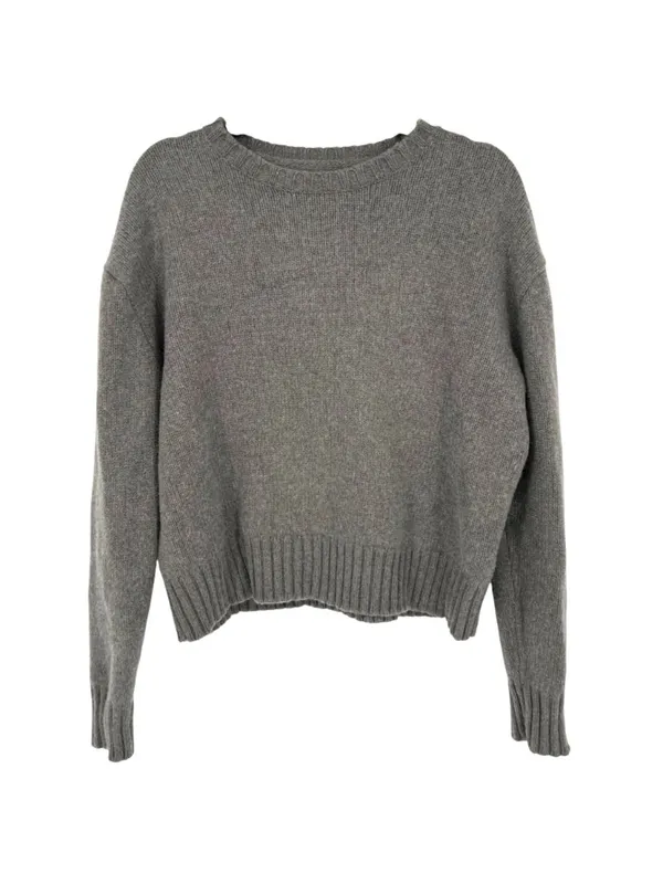 Polo Ralph Lauren Gray Wool Blend Crewneck Sweater Size Large Quiet Luxury - Image 9