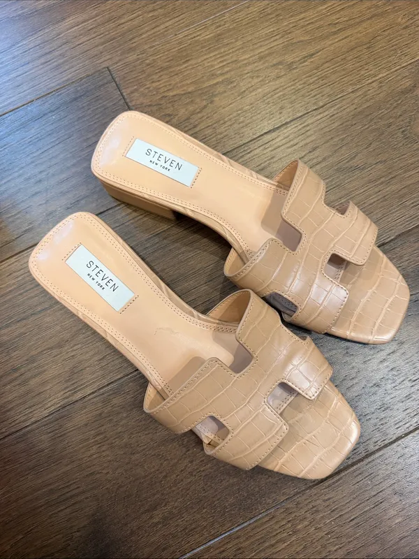 Seven NYC Tan/Brown Harlien Slide Sandal Size 9 - C30-117 - Image 5