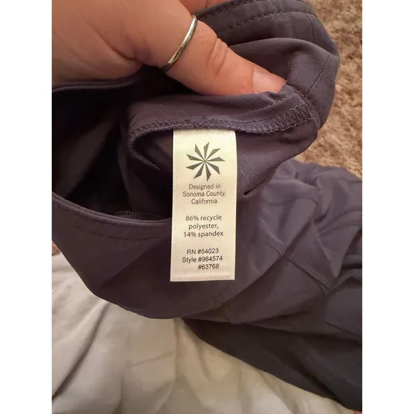 Athleta Wear About Pleated Active Skort Gray Tennis Golf Skirt Athleisure EUC - Image 7