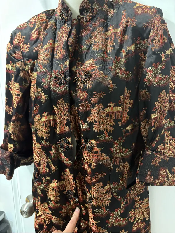 90s Shanghai duster jacket Black - Image 9