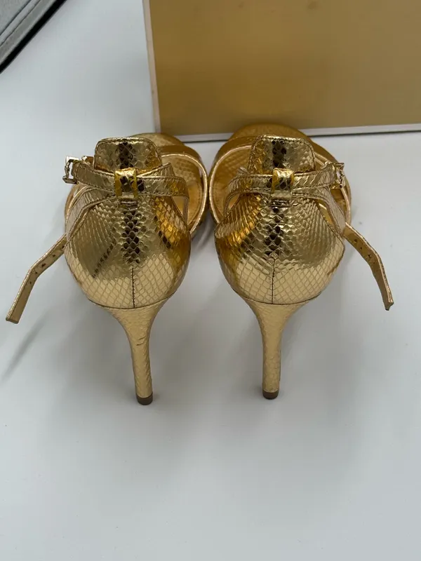 Michael Kors Heels Gold 7 - Image 8