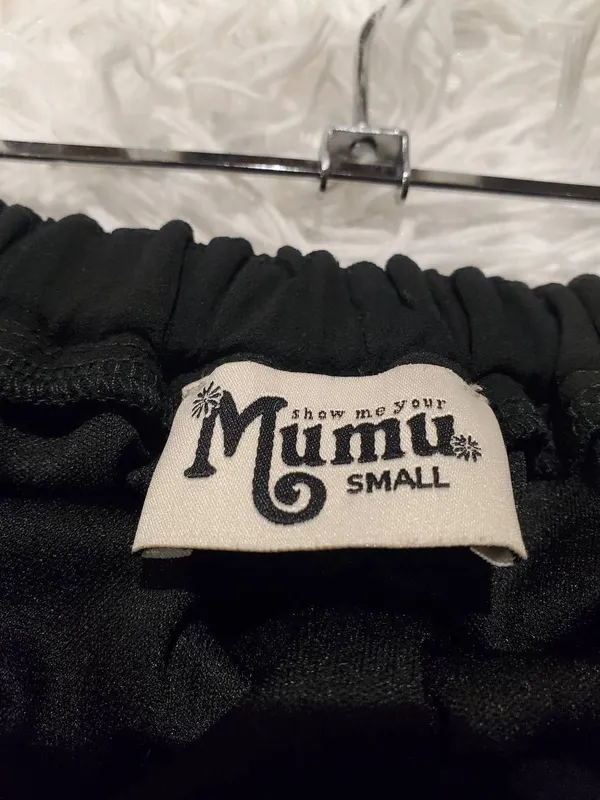 Show Me Your Mumu Luna Halter Maxi Dress in Black Small - Image 6