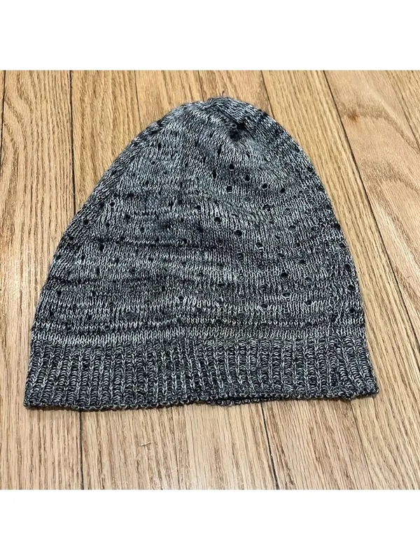 Gray Knit Beanie - Image 2