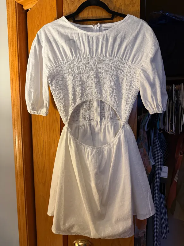 Sabo Skirt White Dress - Image 3
