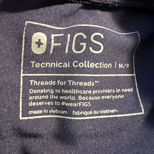 Figs Women’s Jogger Pants Medium Scrubs Zamora Navy‎ Blue - Image 4