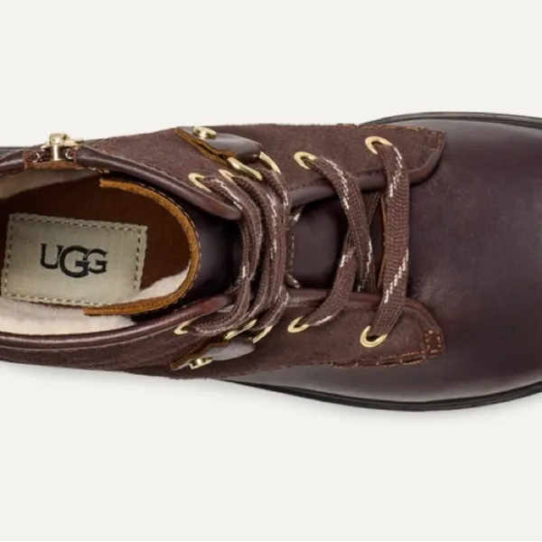 NEW UGG Hapsburg Hiker Boots Brown Sz 6 - Image 5