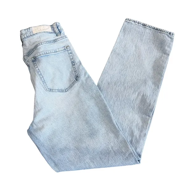 PACSUN 90s Boyfriend Jeans Women's 30 Light Wash High Rise Straight Leg Stretch - Image 6