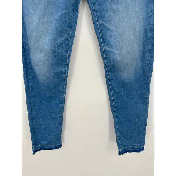 AG Adriano Goldschmied The Mid‎ Rise Stevie Capri Blue Jeans Women's Size 25 - Image 3