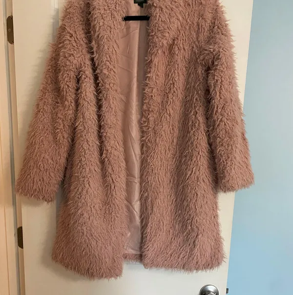 Wild Fable Dusty Rose Teddy Coat - Image 6