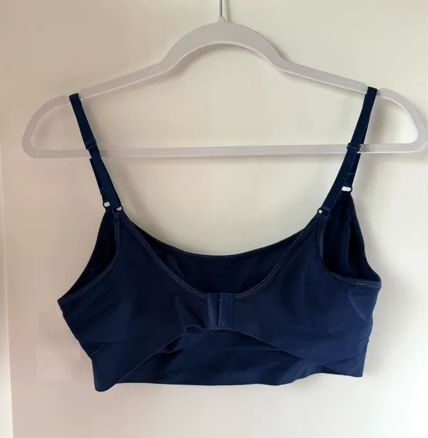 Seamless Bra, XL Blue - Image 2
