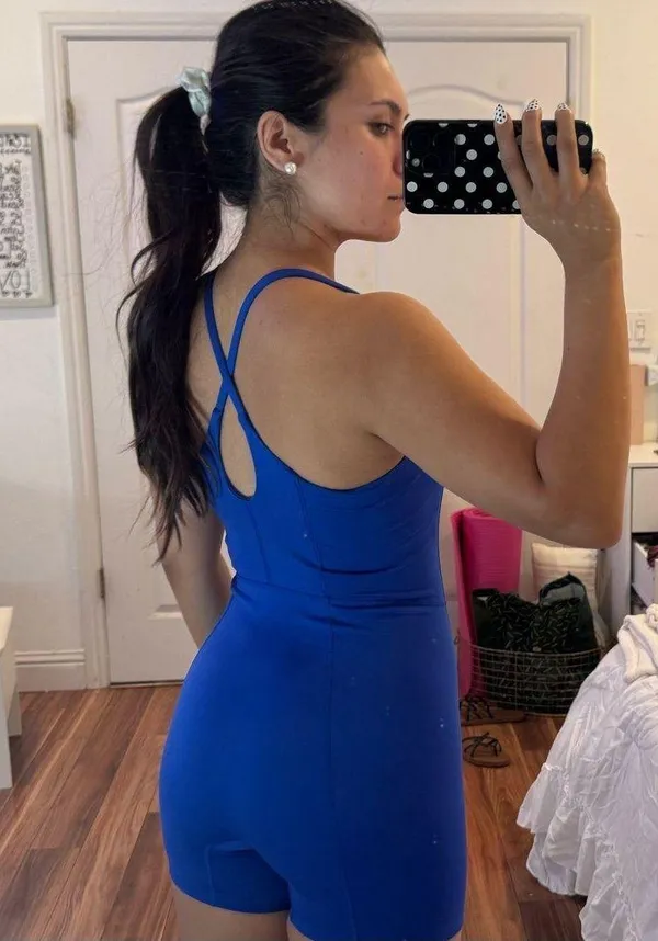 Blue align romper - Image 2