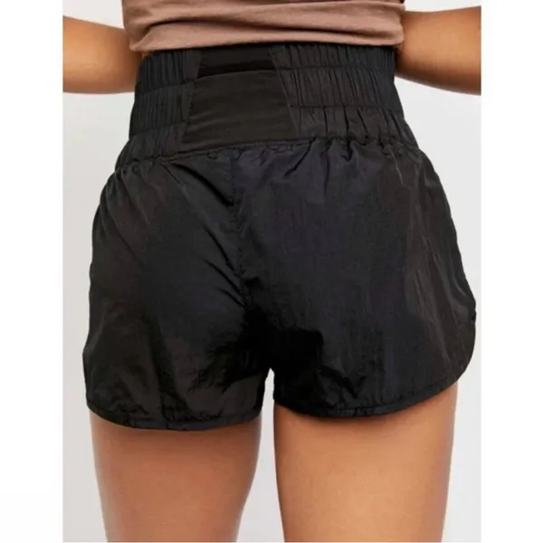 Free People Movement The Way Home Smocked Outdoor Gorpcore Hiking Lined Shorts M - Image 3