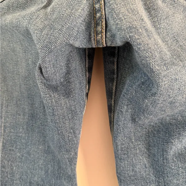 AMO Abigail Jeans in Peaceful Medium Wash Blue Patch Pocket Denim Size 26 - Image 13