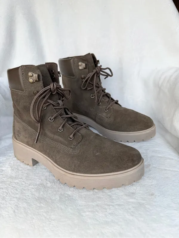 Timberland Women's Carnaby Cool 6" Boot Ankle, Olive Suede, Size 10 - Image 7
