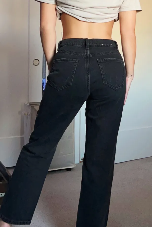 Garage Black Vintage Straight Jeans - Image 7