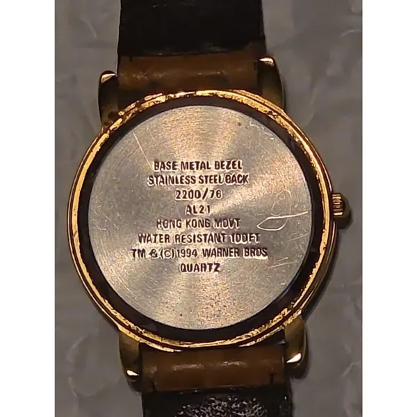 1994 Armitron Women's Watch Tweety Bird Warner Brothers Gold Analog Works - Image 6