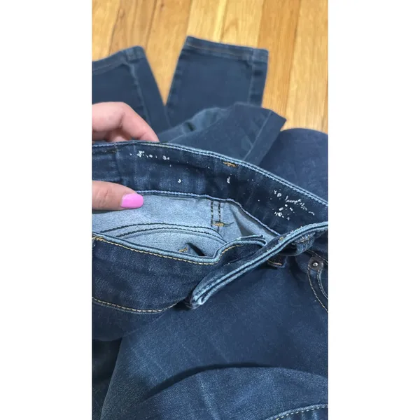 Express Size 8 Jeans Stella Regular Fit Low Rise Leggings pants - Image 8