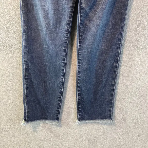 Abercrombie & Fitch Harper Low Rise Ankle Women's Size 27/4s Blue‎ Raw Hem EUC - Image 6