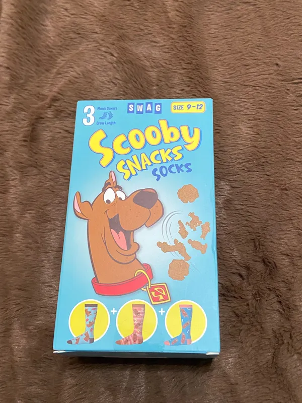 Scooby Doo Novelty Socks 3 Pack Multiple Size 9 - Image 2