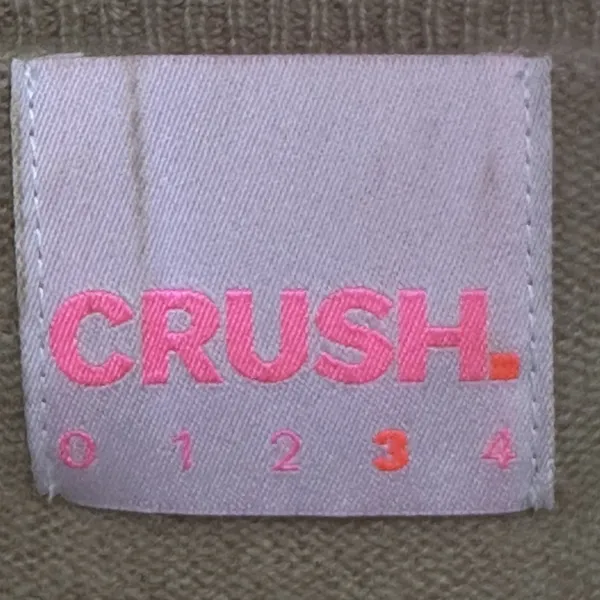 CRUSH‎ Luxe Plush Ultra Soft 100% Cashmere V Neck Cozy Sweater Sz 3 Large Tan - Image 6