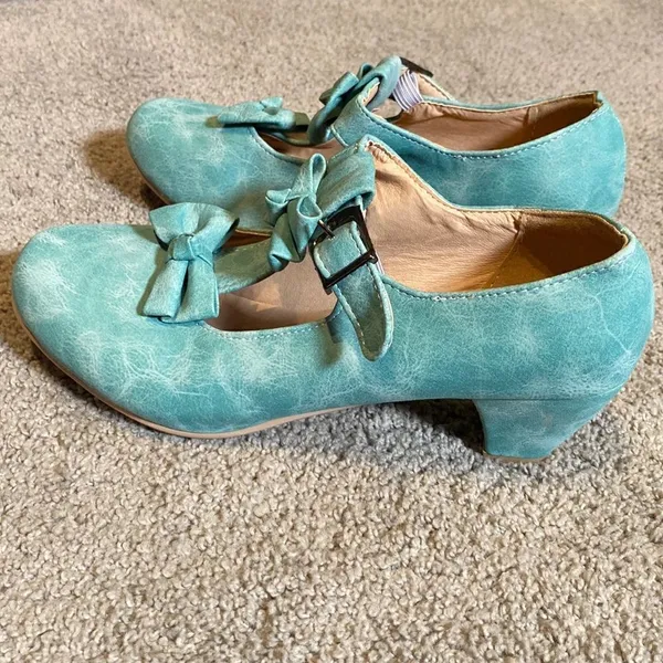 Women’s Shoes Bows Round Toe Mary Jane Low Heel Size 39 (8-8.5 US) NEW - Image 12